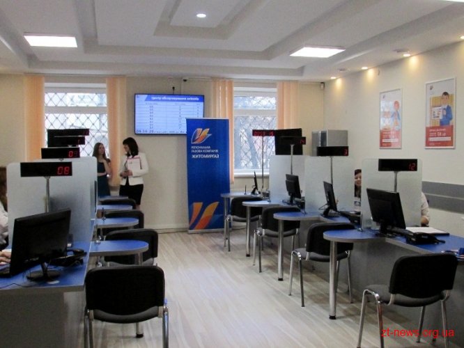 Regional gas distribution service hall with queue management monitors